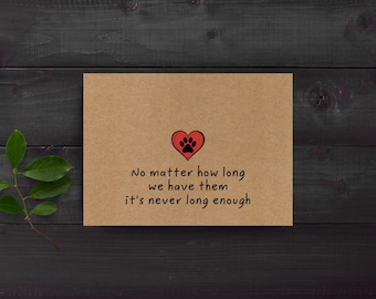pet loss sympathy card, loss of pet, dog loss card, cat sympathy, animal condolence