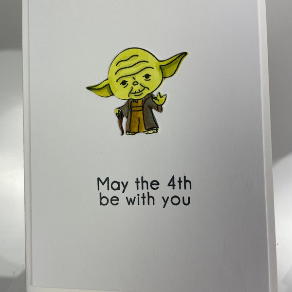 May the 4th this is the card you are looking for card with envelope