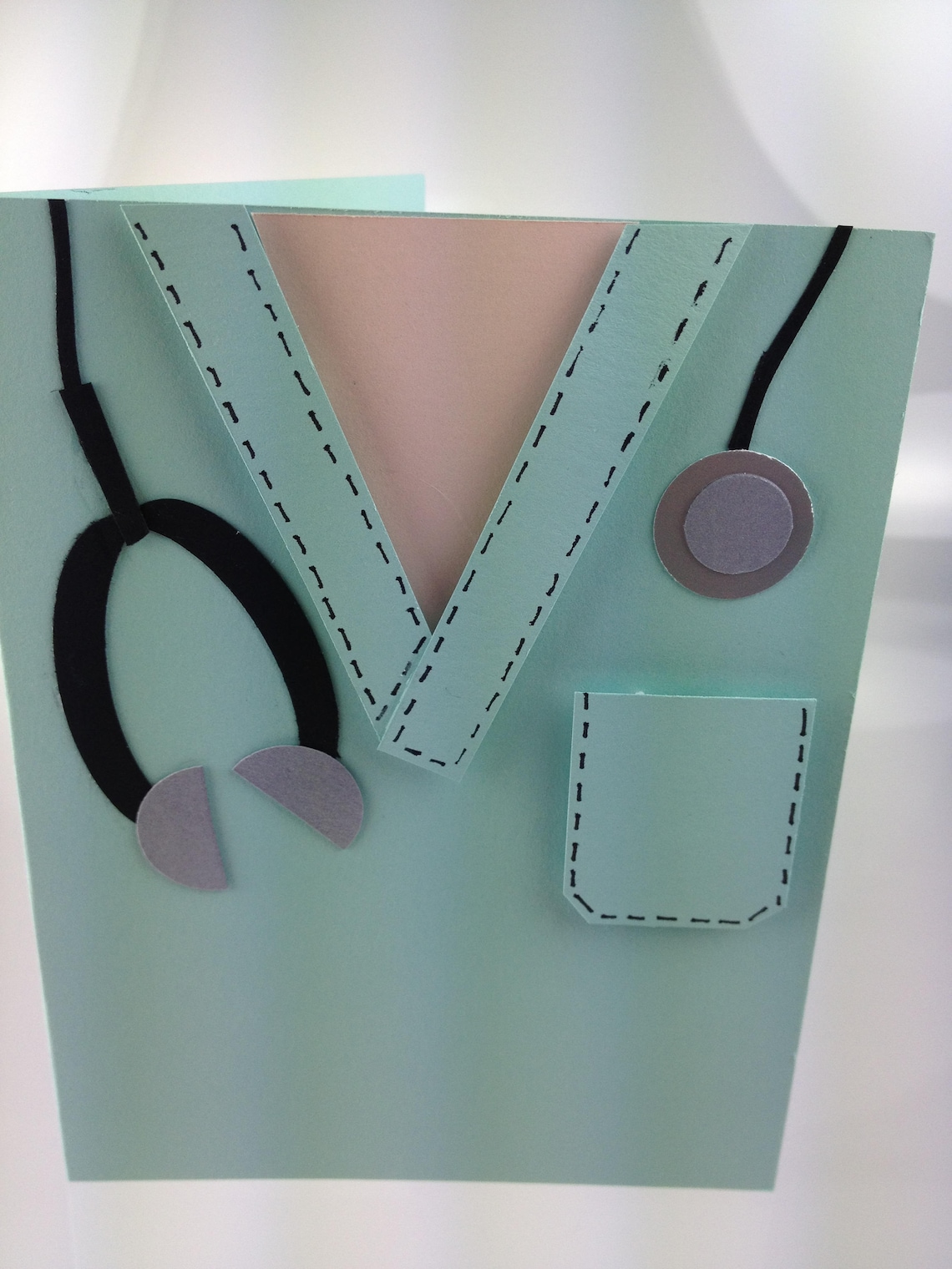 Stampin up Scrubs card Birthday, Thank you or Note card Etsy.de