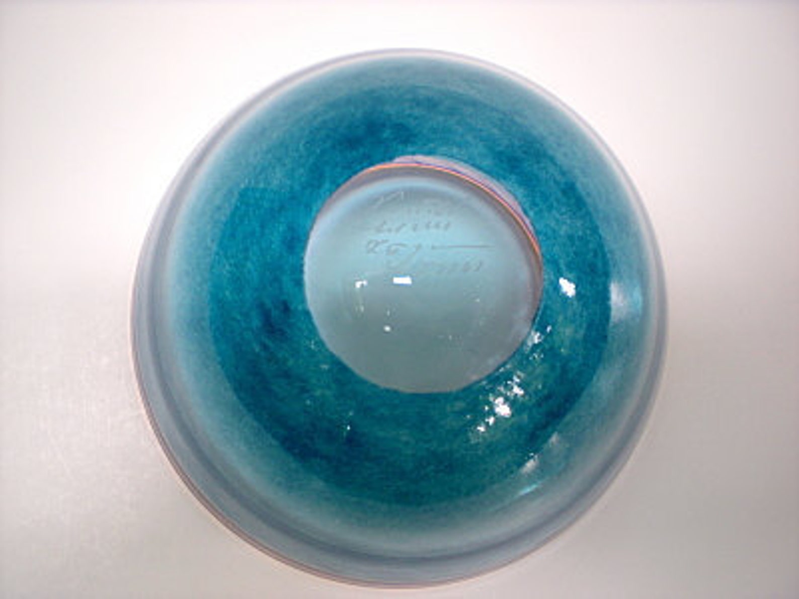 Vintage Kosta Boda Blue Glass Bowl by Kjell Engman Etsy