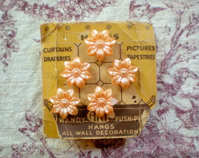 Vintage Flower Drapery Tiebacks Etsy