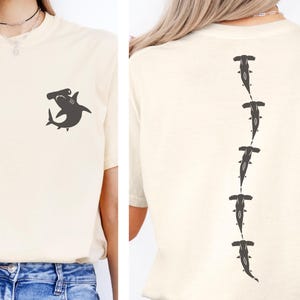 Comfort Colors Hammerhead Shark Shirt, Save The Ocean Tee, Marine Biologist Gift, Respect The Locals Apparel, Shark Lover Gifts For Daughter