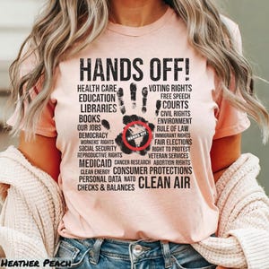 Hands Off Shirt, Hands Off Rally, Hands Off Protest Shirt, Political Activism Shirt, Resist Shirt, Hands Off Social Security Tee, Protest, Bella+Canvas 3001 T-Shirt, Gildan Sweatshirt & Hoodie, social security, hands off shirt, medicare shirt, anti trump shirt, political activism, resist shirt, anti elon musk tee, hands off medicaid, hands off political, hands off protest, hands off rally, hands of our jobs, protest shirt