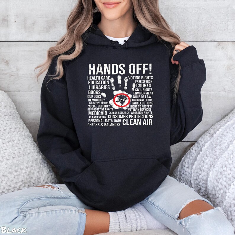 Hands Off Shirt, Hands Off Rally, Hands Off Protest Shirt, Political Activism Shirt, Resist Shirt, Hands Off Social Security Tee, Protest, Bella+Canvas 3001 T-Shirt, Gildan Sweatshirt & Hoodie, social security, hands off shirt, medicare shirt, anti trump shirt, political activism, resist shirt, anti elon musk tee, hands off medicaid, hands off political, hands off protest, hands off rally, hands of our jobs, protest shirt