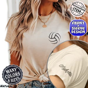 Custom Name Volleyball T-Shirt: Personalized Teen Player Gift