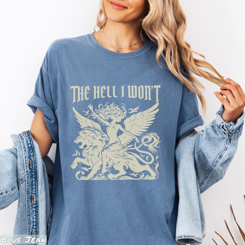 Comfort Colors® Resistance Era Griffin Shirt, The Hell I Won't Retro Feminist Tee for Social Justice Activism, Gift for Liberal Women's Rights Advocates, f the patriarchy key, dismantle patriarchy, abortion rights gift, cute feminism top, feminist quotes tee, cool activist shirt, equal rights shirt, protest sweatshirt, womens rights hoodie, resistance era retro, anti-trump my rights, social justice tee