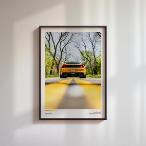 Ford Mustang GT Print | Ford Mustang GT Poster | Ford Mustang GT Poster | Ford Mustang | Gift for Car Enthusiasts