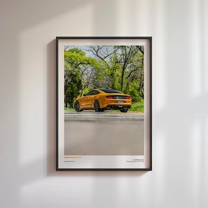 Ford Mustang GT Print | Ford Mustang GT Poster | Ford Mustang GT Poster | Ford Mustang | Gift for Car Enthusiasts