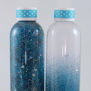 8oz Calming Glitter Bottle Pool Party image 1