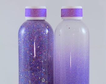 8oz Calming Glitter Bottle - Lavender Dreams