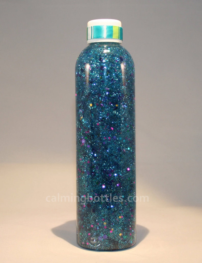 8oz Calming Glitter Bottle Pool Party image 3