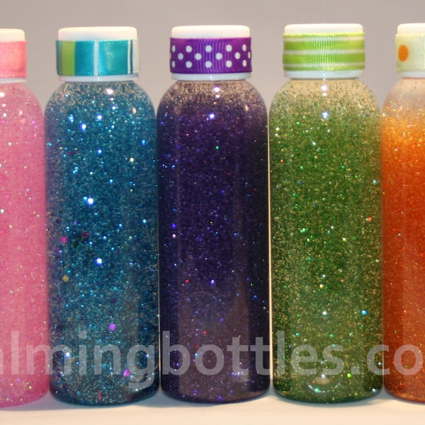 Glitter Bottle Etsy