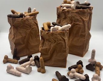 NSFW Satchel of Richards | Bag of Dicks | Gag Gift for Friends | Adult Humor Party Favor | Funny Prank Gift | Novelty Gift