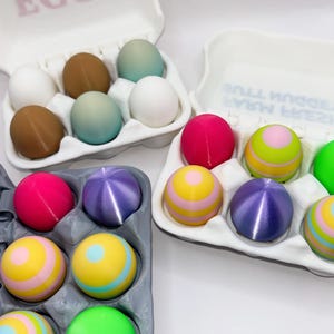 Custom Clicker Egg Fidget Set: Sensory ASMR Stim Toy