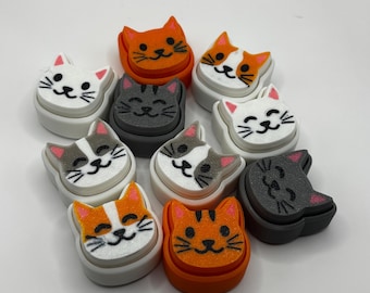 Cat Face Mechanical Fidget Clickers, ASMR, Stim Toy, ADHD Clicky Fidget multi pack