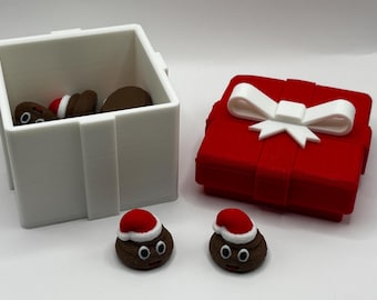 3D Printed Santa Poop: Funny Christmas Gag Gift Box