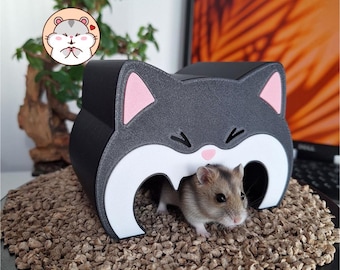 Hamster House, Gerbils Hide, Mice Hideout, Mouse Home, Dwarf Hamster Hide, Small Pet Accessories