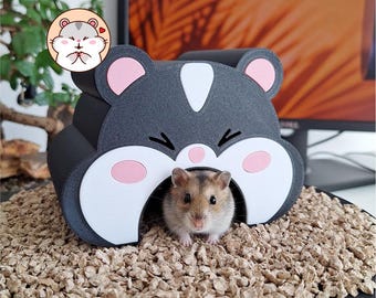 Niedliches Hamsterhaus, Kleintierversteck, gemütliches Hamsterversteck, Zwergenkäfig & Bauernhaus