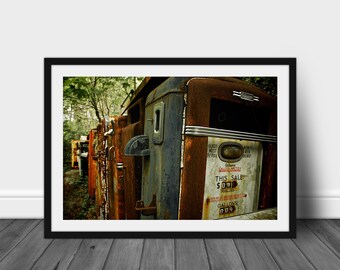 Metal Gas Pump Etsy