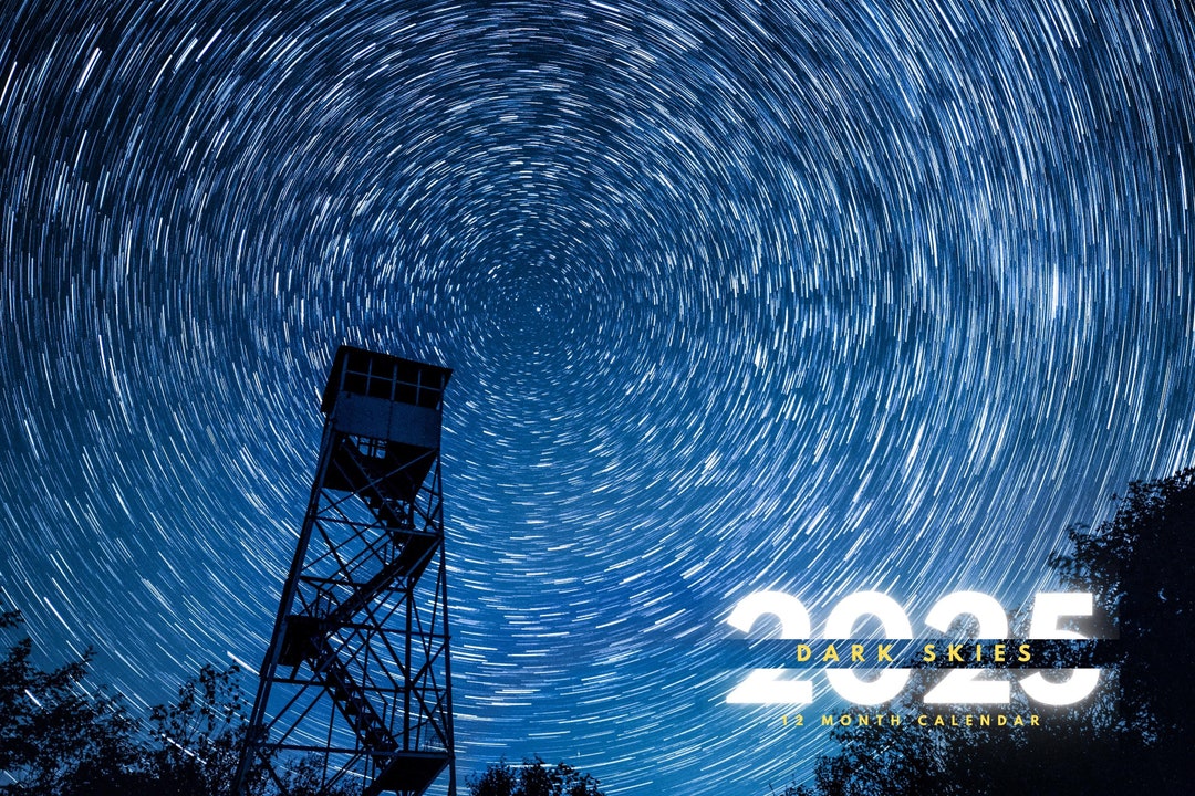 2025 Astrophotography Wall Calendar DARK SKIES, 12 Month, Night Sky, Milky Way, Star Trails, Photography, Moon - Etsy