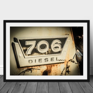 706 Photo - John Deere, Tractor Photography, Americana Photography, Farmhouse Photography, Metal Wall Art, Office Wall Art