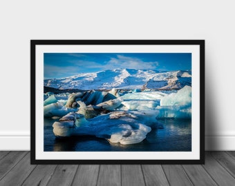 Iceland Glacier Lagoon, Iceland Art, Glacier Photo, Iceberg Photo, Sea Art, Mountain Print,Landscape Photography,Nature Prints,Travel Photos