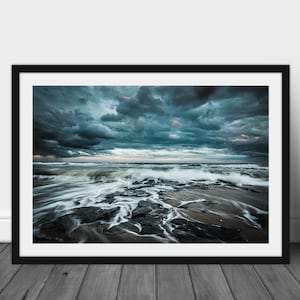Stormy Sea - Asbury Park, NJ - Nature Art Prints, Ocean Photography, Sea, Beach Print