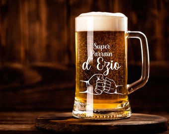 Chope à bière personnalisable 32cl
