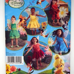 Simplicity 2872, Disney Fairies Costumes Including Tinker Bell and Friends – Sewing Pattern