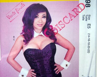 McCall’s 7398, Body w stylu gorsetu na fiszbinach z dodatkami, autorstwa Yaya Han – Wykrój krawiecki