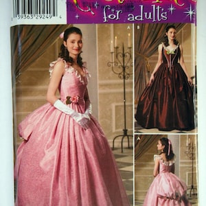 Schlichtheit 0584 (auch 4479), Viktorianischer/Bürgerkrieg Ballkleid, von Andrea Schewe - Schnittmuster