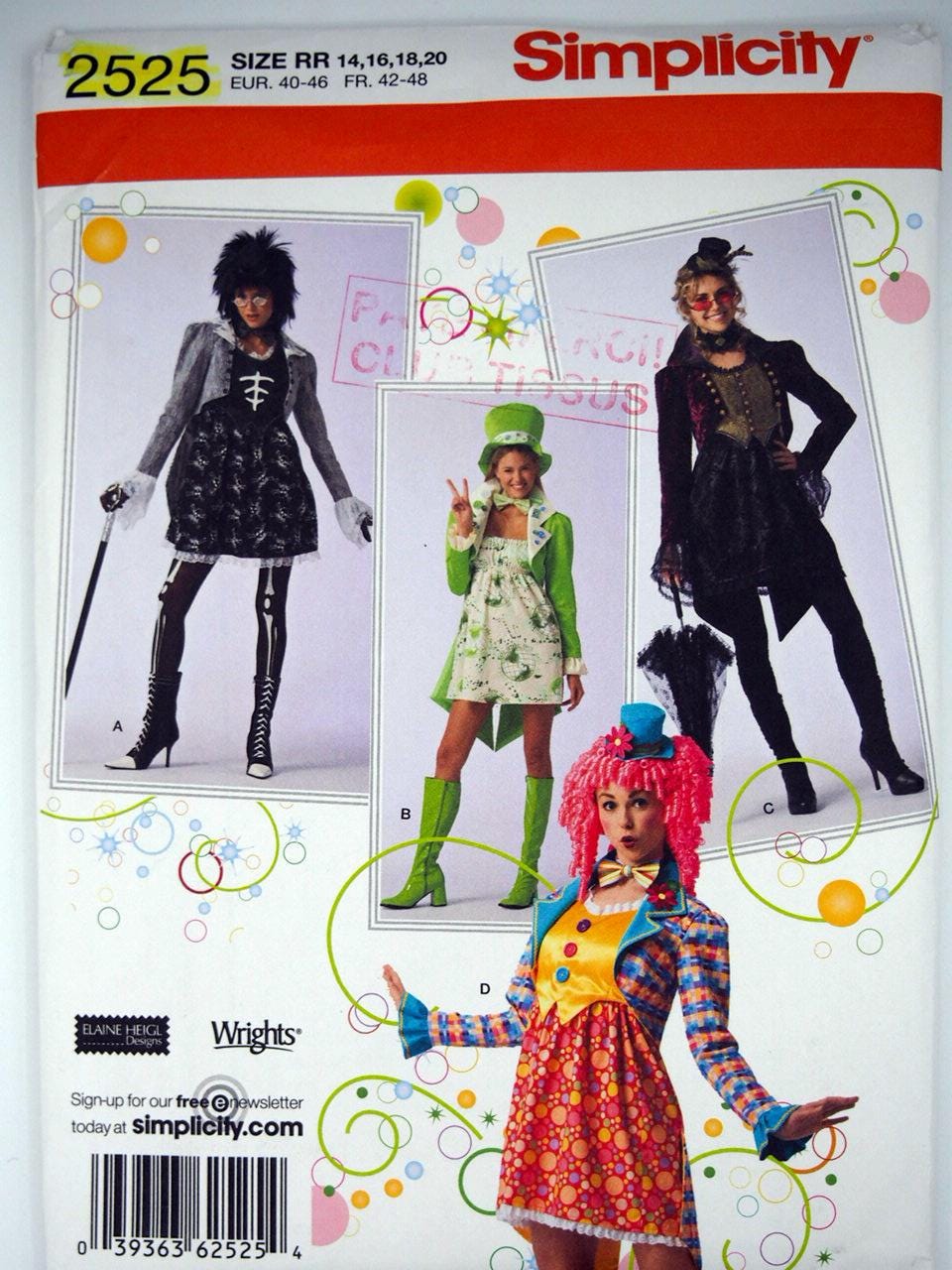 Bristol Novelty Girls Mad Hatter Costume - Size Large (Alice In Wonderland)