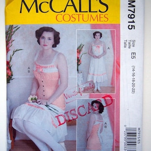 McCall’s 7915, Edwardian Chemise and Gorset Undergarments, autorstwa Angeli Clayton – Wykrój krawiecki