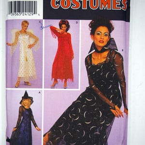 Simplicity 9309, angel, witch, vampire, and devil costumes - sewing pattern