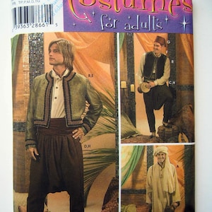 Simplicity 4788, Arabian-Inspired Robe, Harem Pants, and Vest Costumes for Men – Sewing Pattern