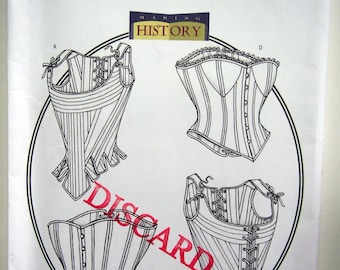 Butterick 4254, Historical Corsets and Stays with Boning and Lacing – Sewing Pattern