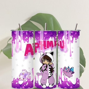 Aphmau Tumbler Wrap, Aphmau Design, Tumbler Wrap for Sublimation, PNG Download Aphmau Wrap, Aphmau PNG