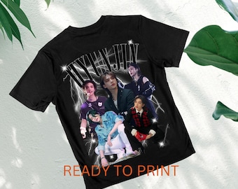 Hyunjin Kpop T-Shirt Design: Sublimation PNG (Digital Download)