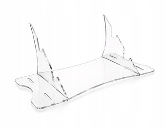 Display stand for 2 bayonets – 3 mm material, dxf, svg, pdf