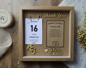 Hochzeitsgeschenke für die Eltern der Braut | Mutter-des-Bräutigam-Karte von der Braut, vom Bräutigam | anpassbare Mutter der Brautkarte | Geschenke für Mama und Papa