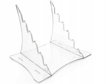 Display stand for 6 bayonets – 5 mm material, dxf, svg, pdf