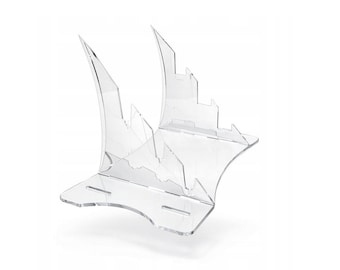 Display stand for 3 bayonets – 3 mm material, dxf, svg, pdf