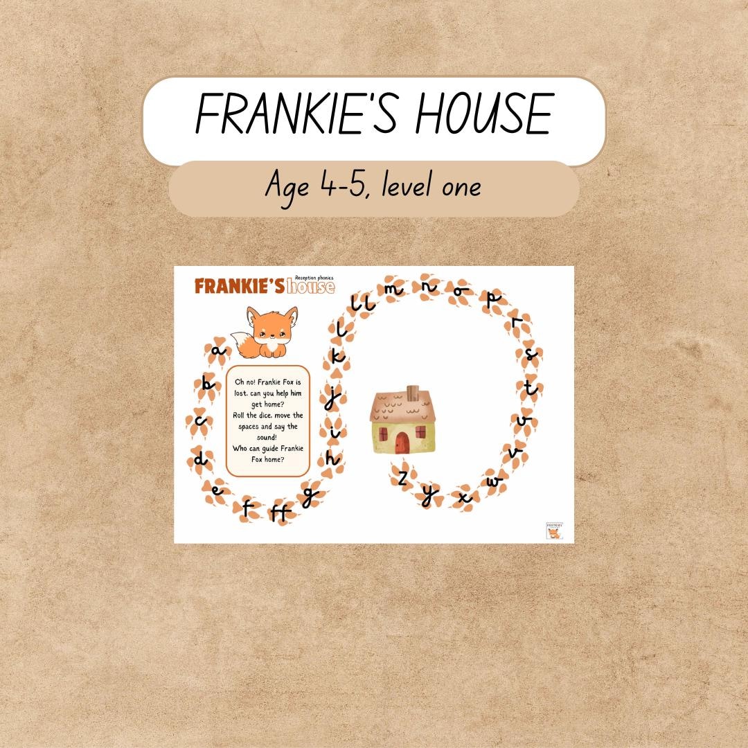 Year R Phonics - Frankie’s House Game, Level One - Etsy