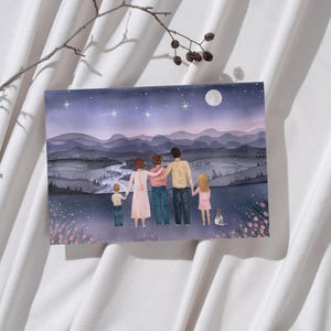 Personalisierte Aquarell-Illustration - Einzigartige und maßgeschneiderte Kreation - Originelle Geschenkidee