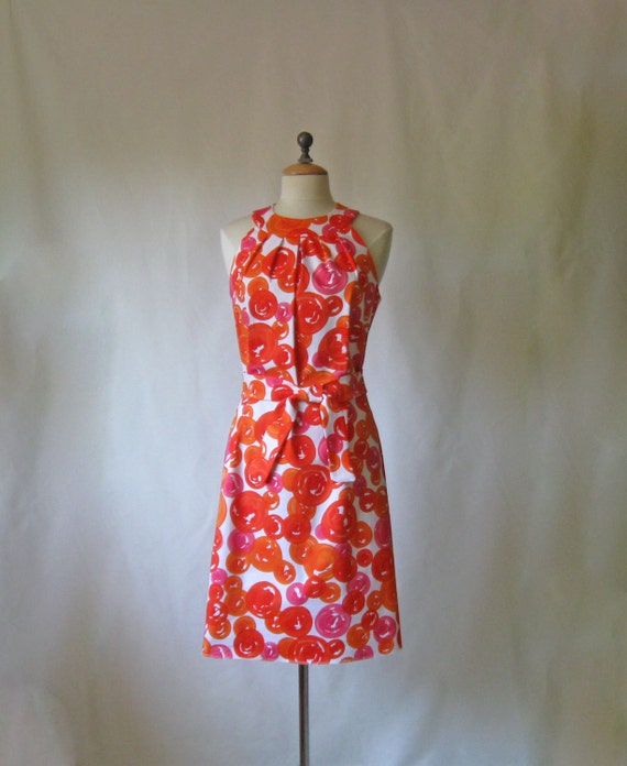 Items similar to Last one in this Fabric - Dress - Custom Made - Cotton ...