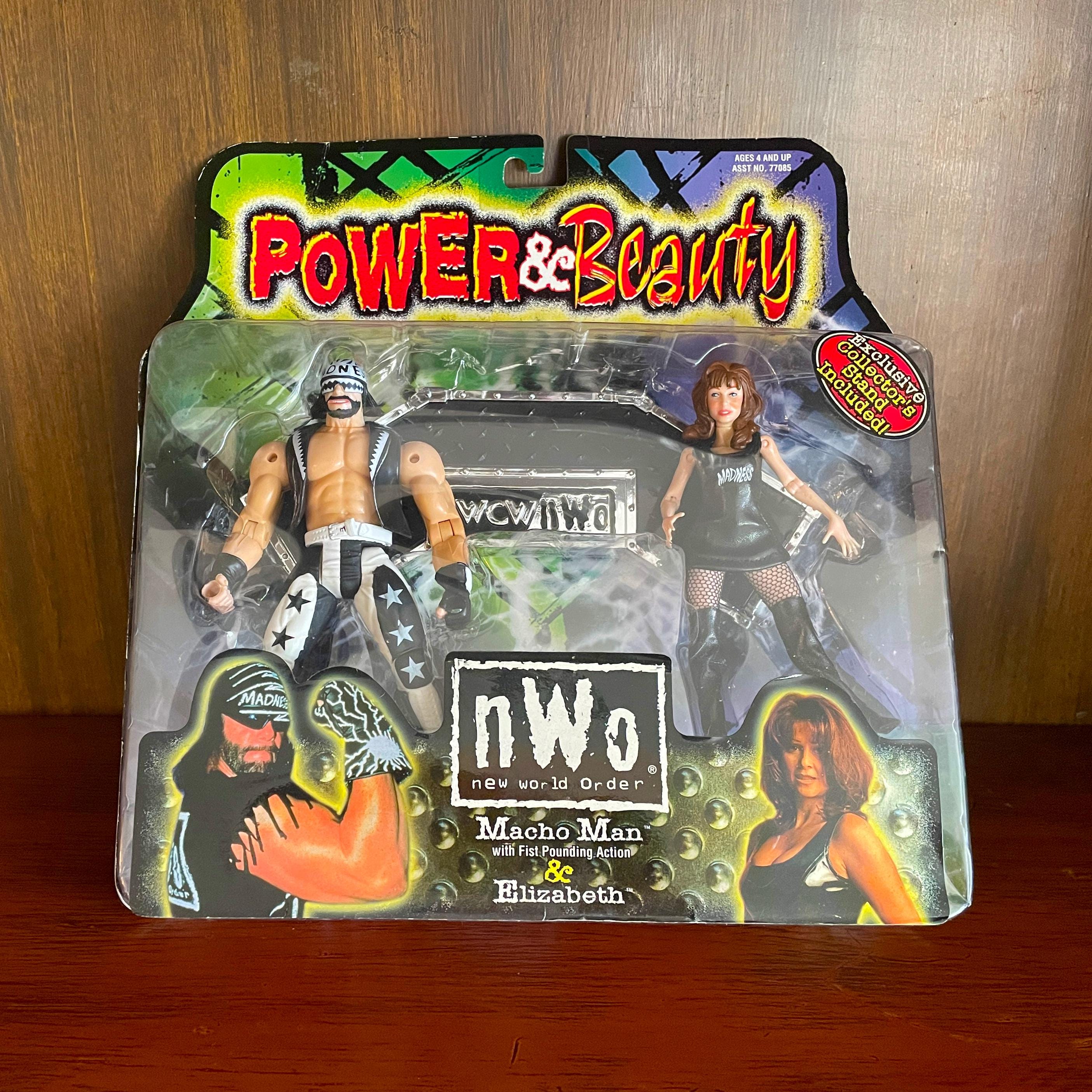 WCW NWO Macho Man Randy Savage & Miss Elizabeth Wrestling WCW NWO Macho Man Randy Savage & Miss Elizabeth Wrestling
