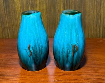 Vintage Blue Mountain Pottery Salt And Pepper Shakers