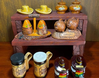 6 Piece Assorted SOUVENIR BUNDLE Salt and Pepper Shakers