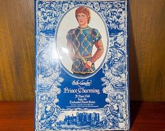 Sealed 1987 Peck Gandre Prince Charming PAPER DOLL SET