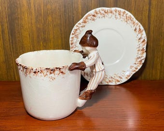Vintage Elf Cup and Saucer 1958
